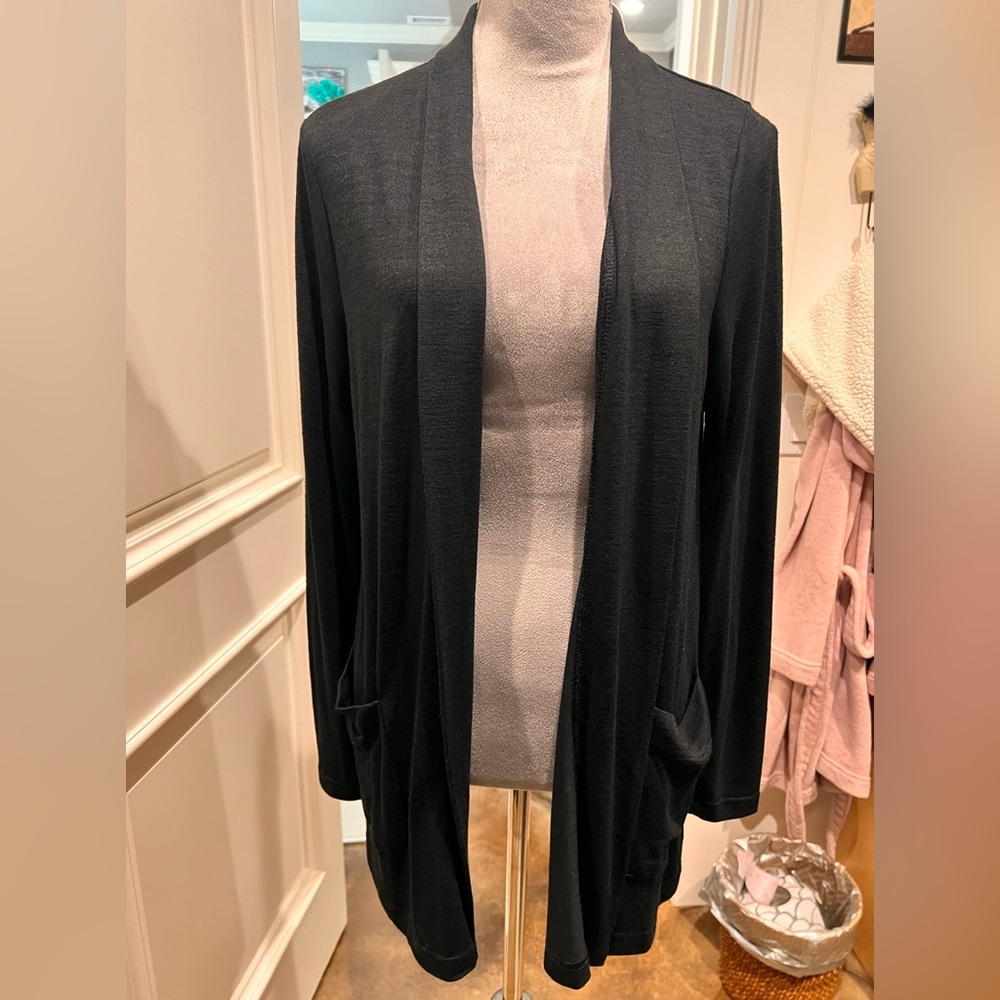 Black Gap cardigan sweater that you can wear in any weather